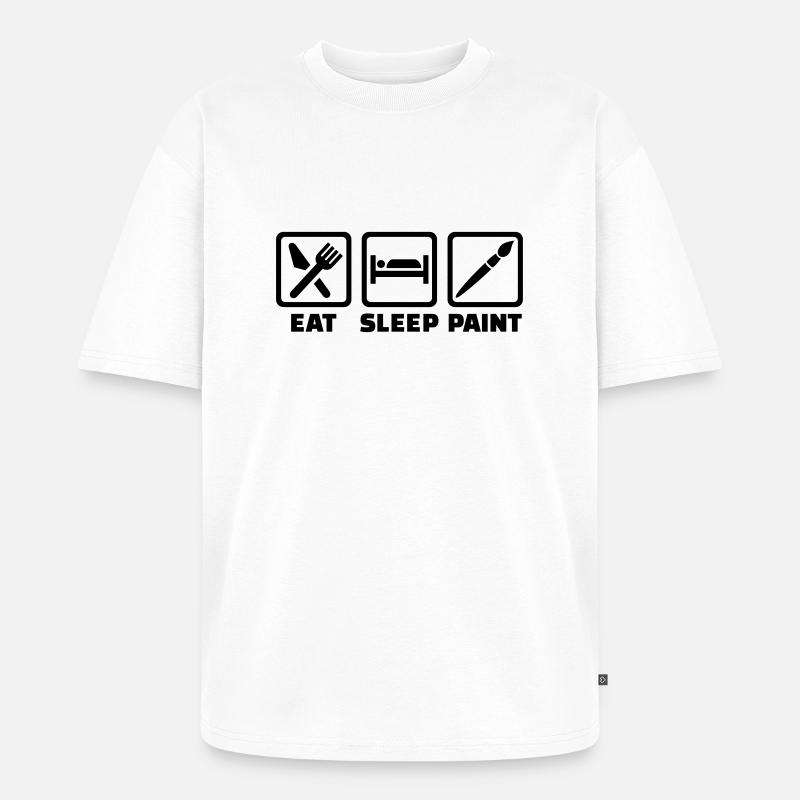 Malen - Unisex Premium Oversized Bio T-Shirt - Weiß