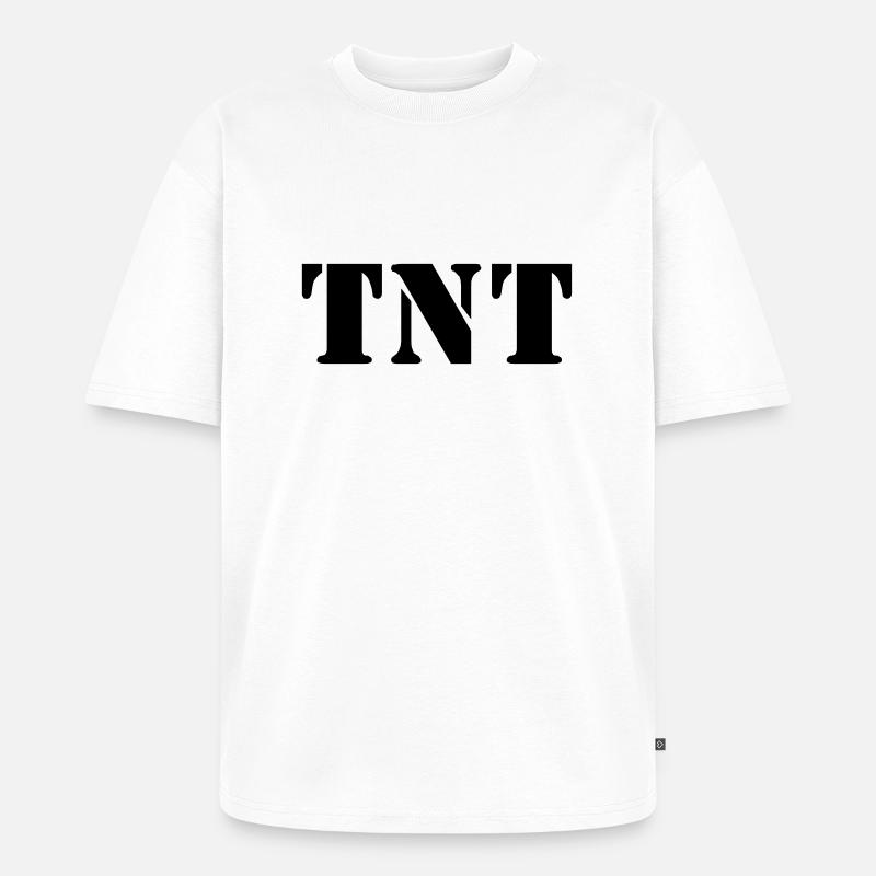 TNT Dynamit - Unisex Premium Oversized Bio T-Shirt - Weiß