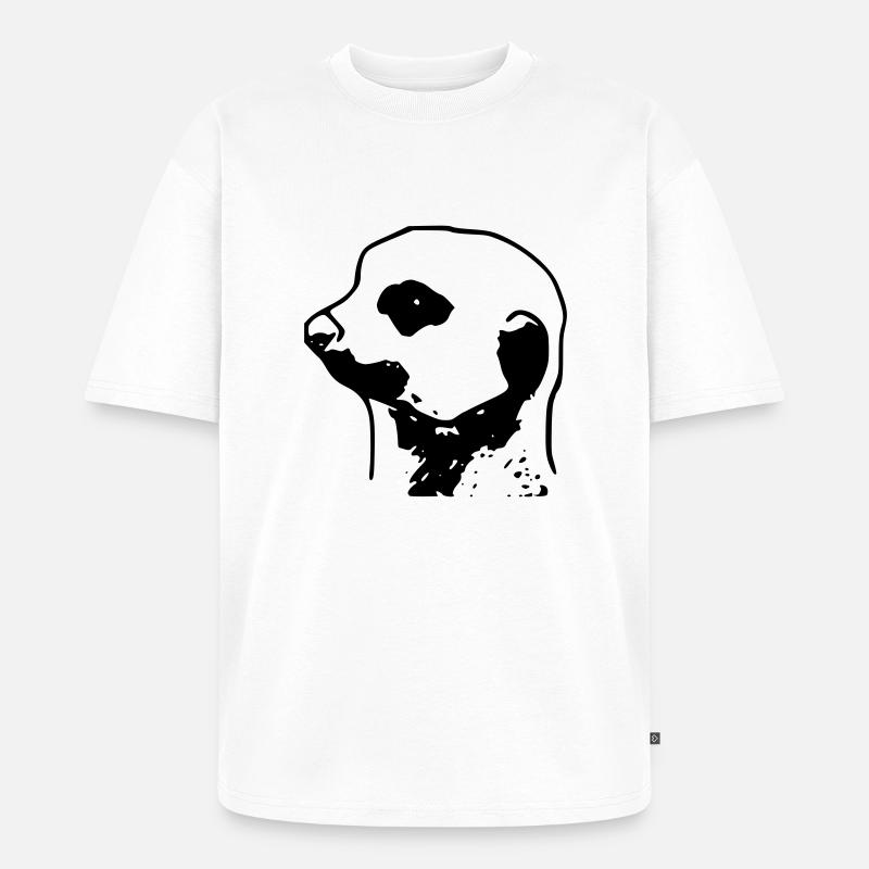 erdmann/erdfrau - Unisex Premium Oversized Bio T-Shirt - Weiß