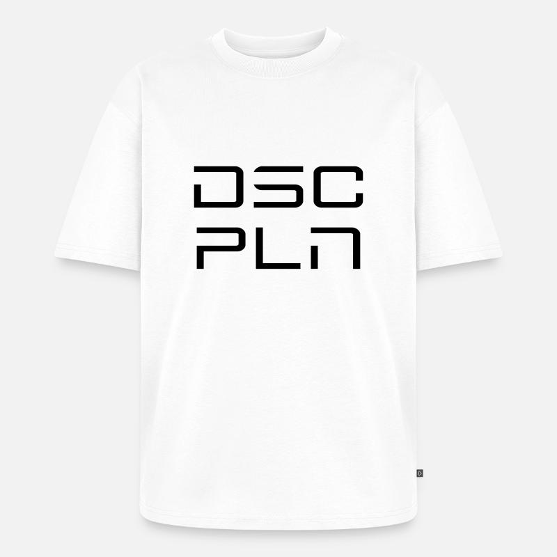 DSCPLN - Unisex Premium Oversized Bio T-Shirt - Weiß