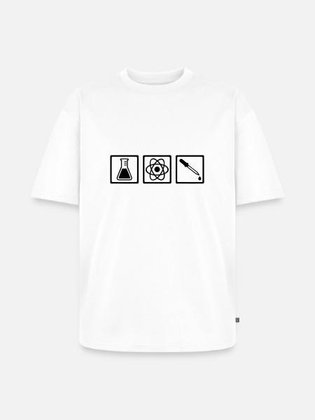 Chimiste - T-shirt Premium bio oversize Unisexe - blanc
