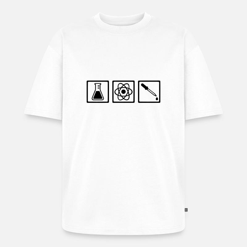 Chemiker - Unisex Premium Oversized Bio T-Shirt - Weiß