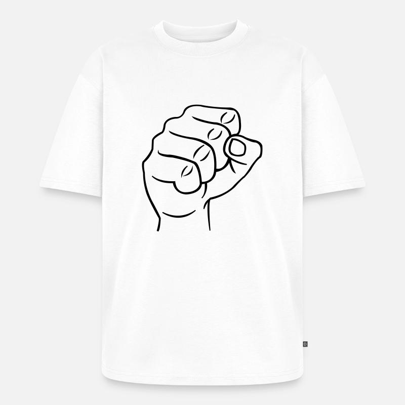faust1 - Unisex Premium Oversized Bio T-Shirt - Weiß