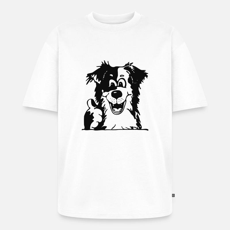 Comic - Alles Aussie! - Unisex Premium Oversized Bio T-Shirt - Weiß