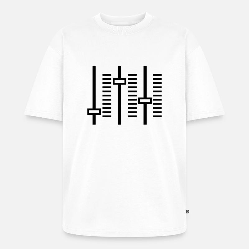 DJ controllers - Unisex Premium Oversized Bio T-Shirt - Weiß
