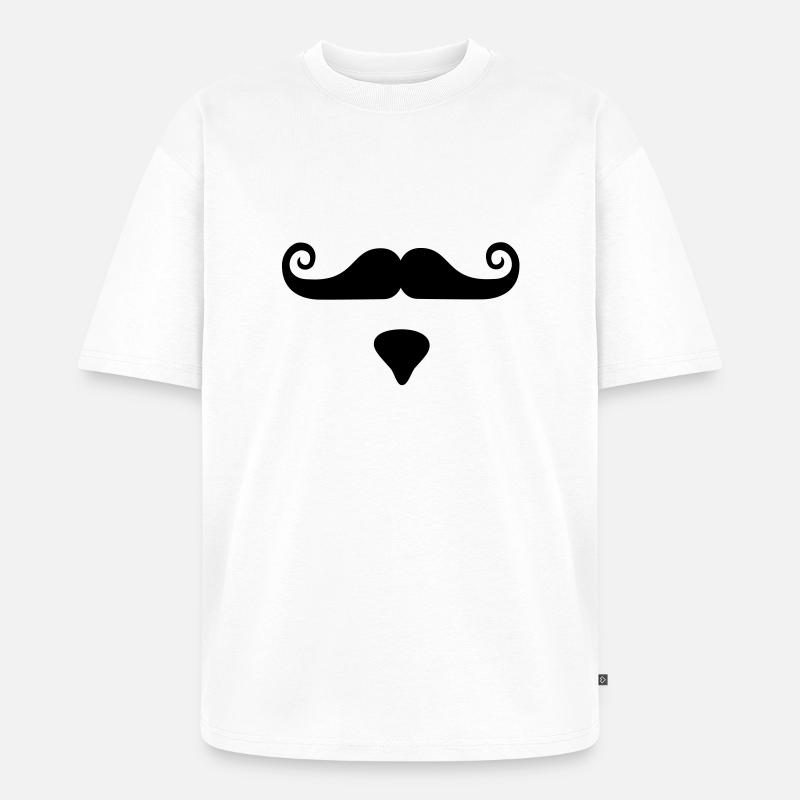 Bart - Unisex Premium Oversized Bio T-Shirt - Weiß