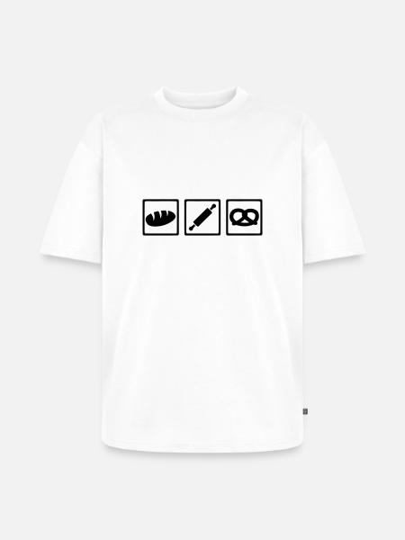 Baker - Unisex Premium Oversized Organic T-Shirt - white