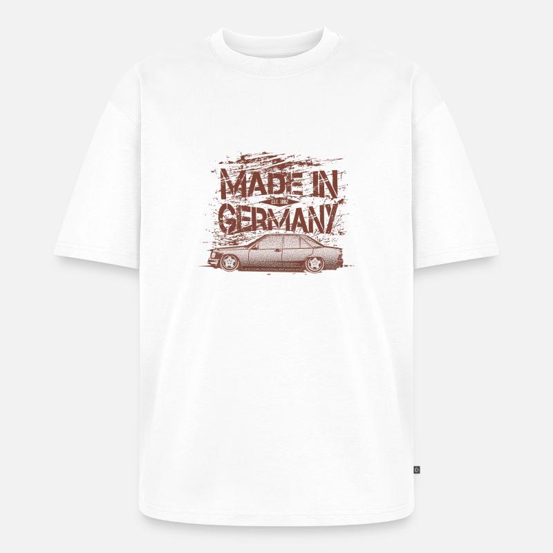 W 201 190 E EVO2 - Unisex Premium Oversized Organic T-Shirt - white