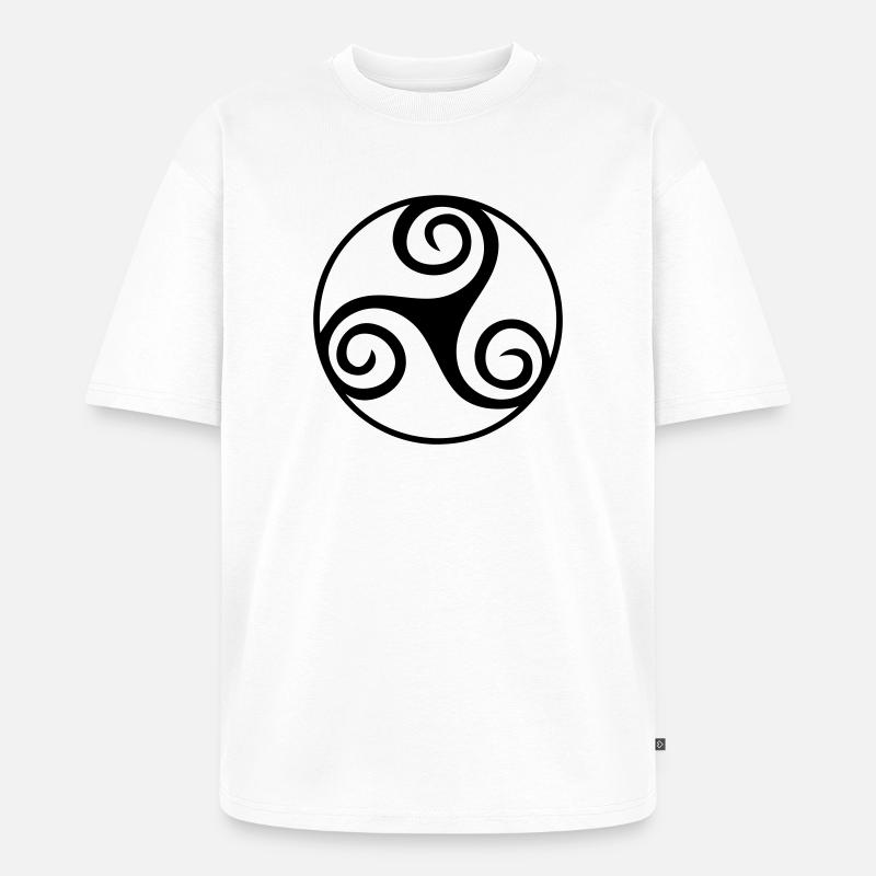 triskell - Unisex Premium Oversized Bio T-Shirt - Weiß