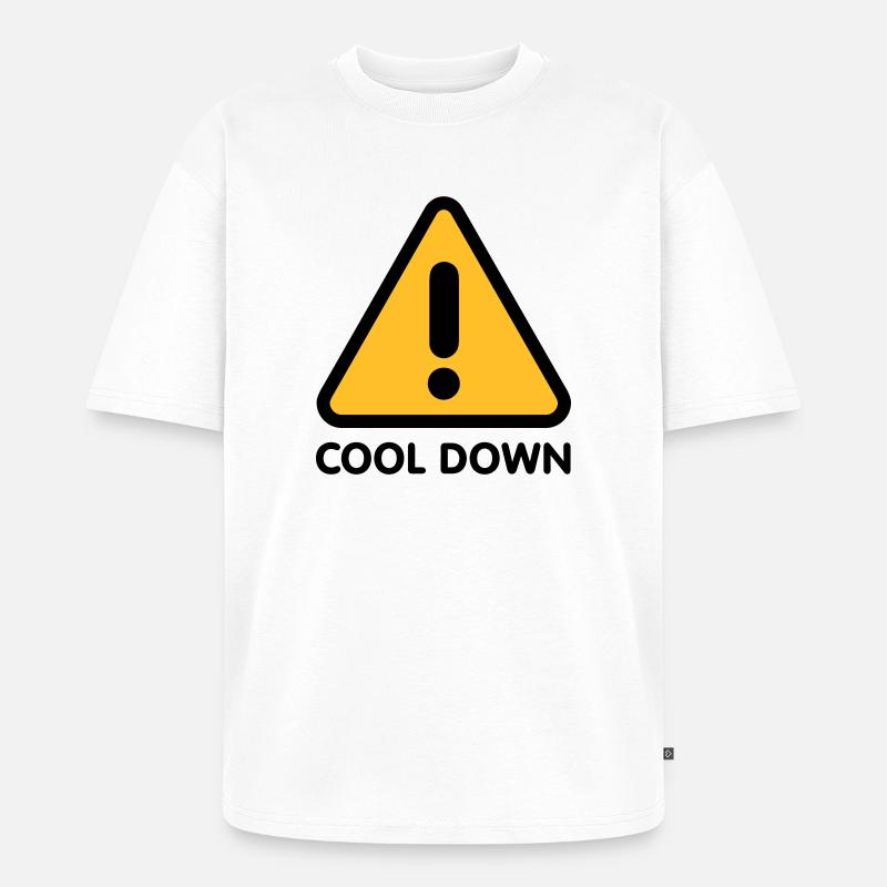 Cool down - Unisex Premium Oversized Bio T-Shirt - Weiß