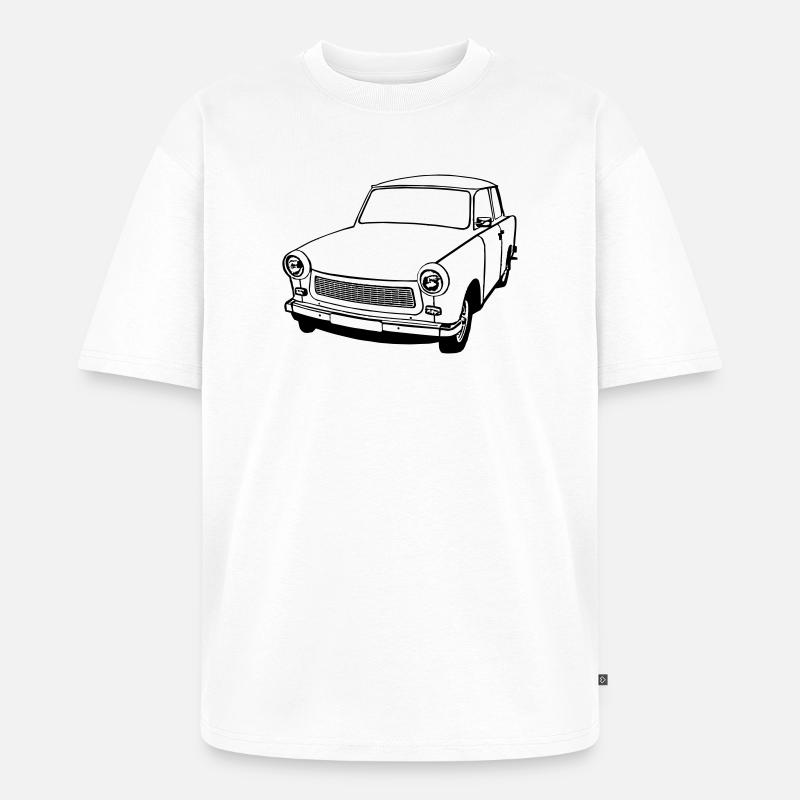  , Ostalgie , DDR Kult , Oldtimer (25) - Unisex Premium Oversized Bio T-Shirt - Weiß