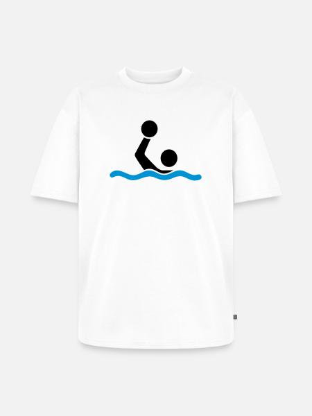 water polo - Unisex Premium Oversized Organic T-Shirt - white