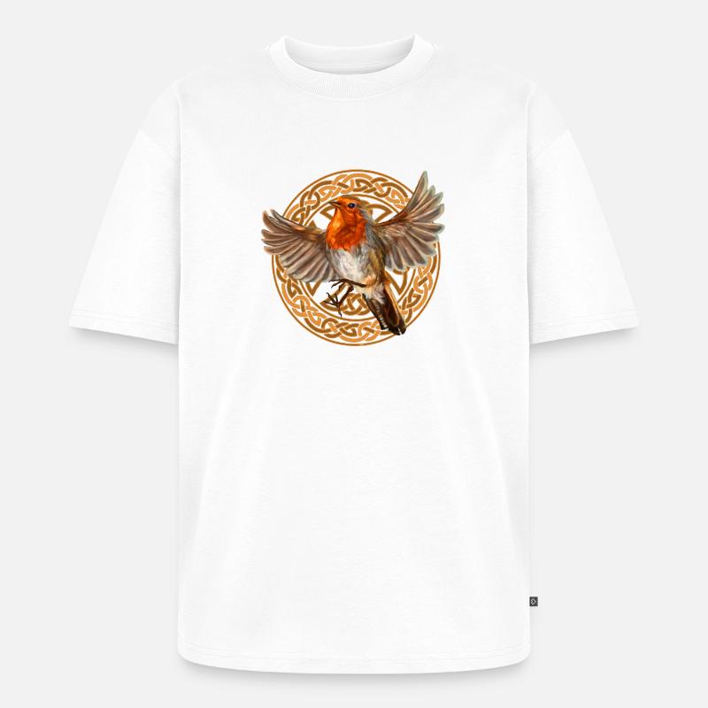 Robin Vogel - Unisex Premium Oversized Bio T-Shirt - Weiß