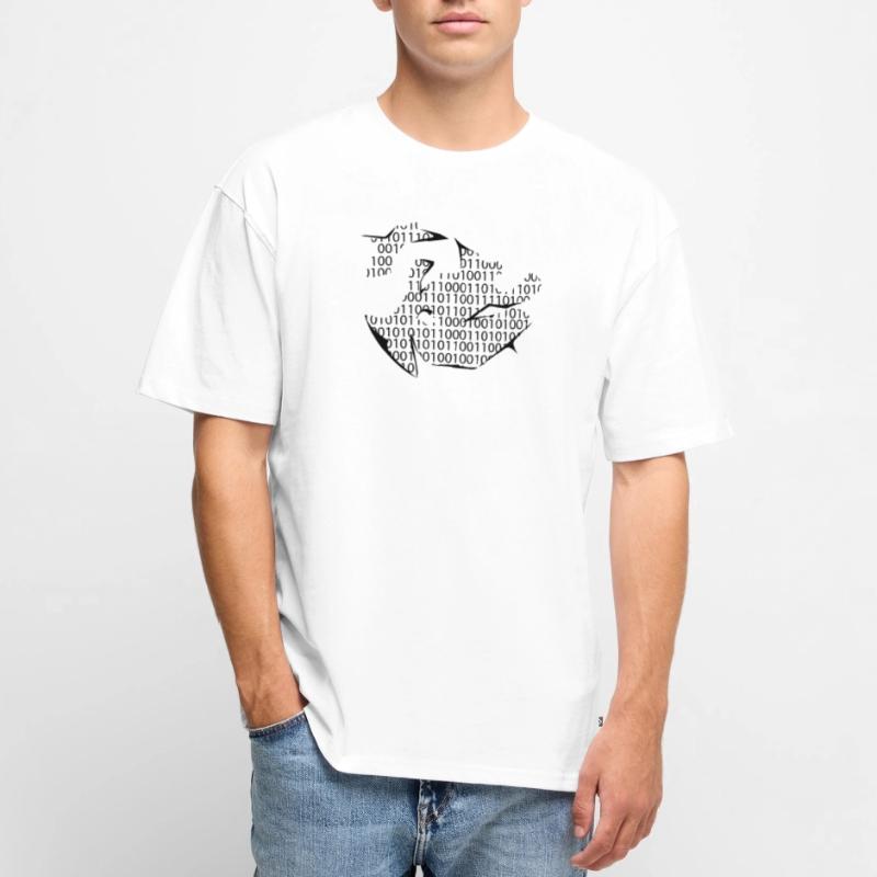 binary code Unisex Premium Oversized Organic T-Shirt