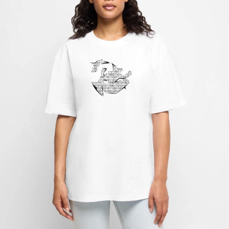binary code Unisex Premium Oversized Organic T-Shirt