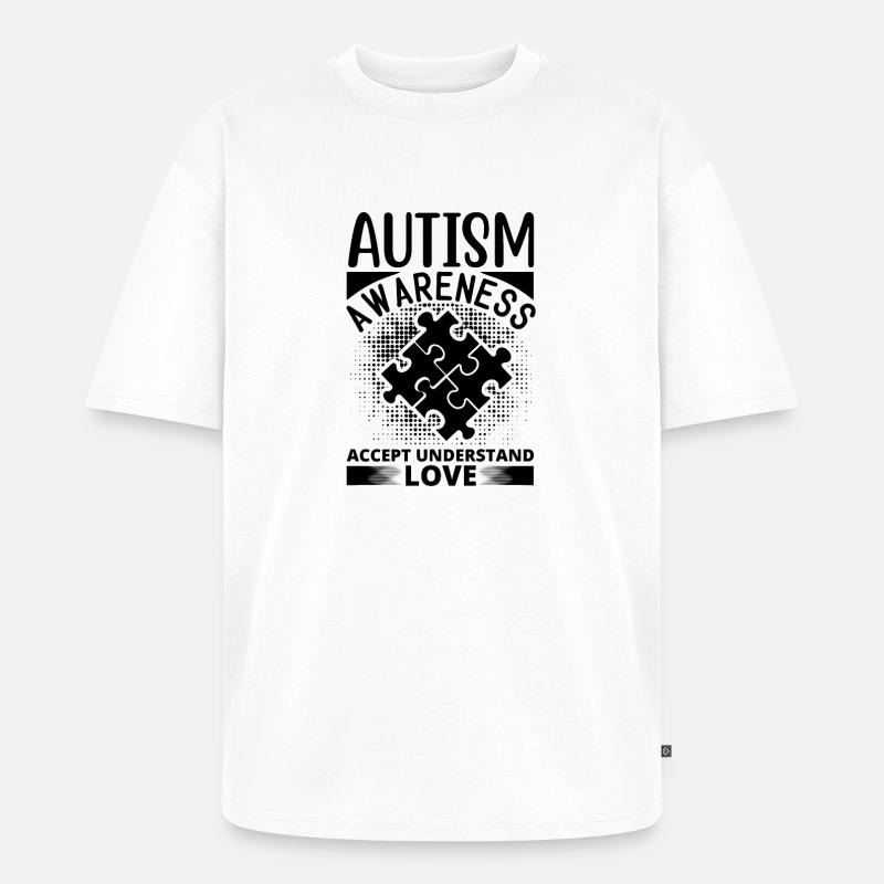 Vibrant pattern on elegant fabric - Unisex Premium Oversized Organic T-Shirt - white