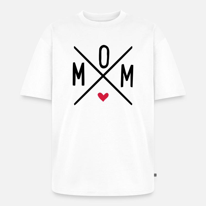 maman - T-shirt Premium bio oversize Unisexe - blanc