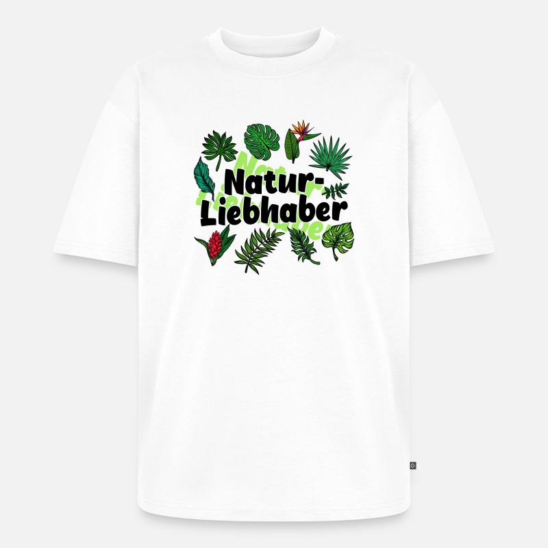 Statement Mutter Natur - Unisex Premium Oversized Bio T-Shirt - Weiß