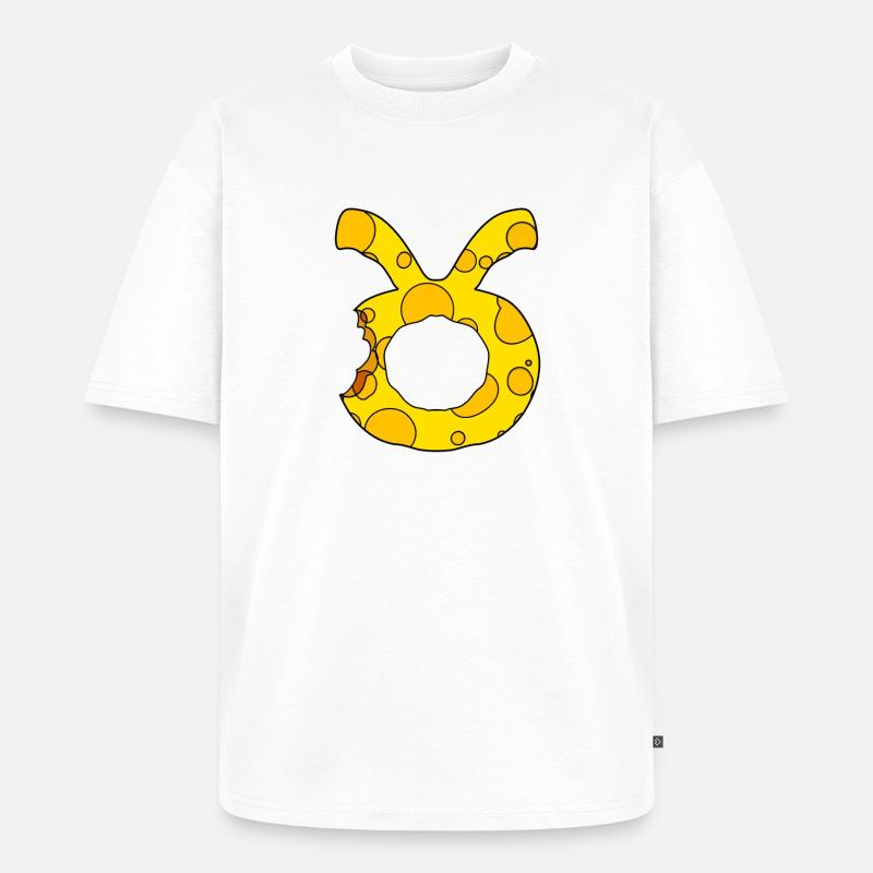 Sternzeichen Stier - Unisex Premium Oversized Bio T-Shirt - Weiß