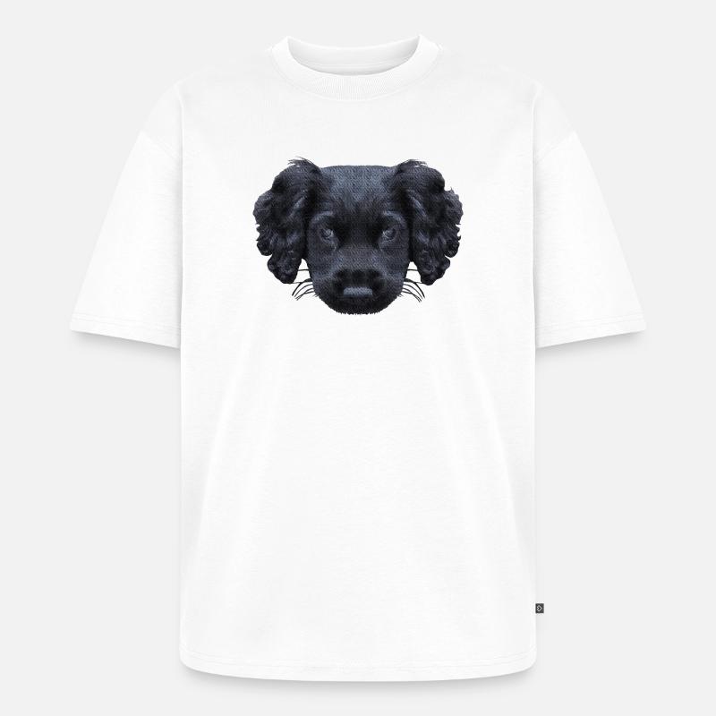 weihnachtsgeschenke für jedermann, Cocker spaniel - Unisex Premium Oversized Bio T-Shirt - Weiß