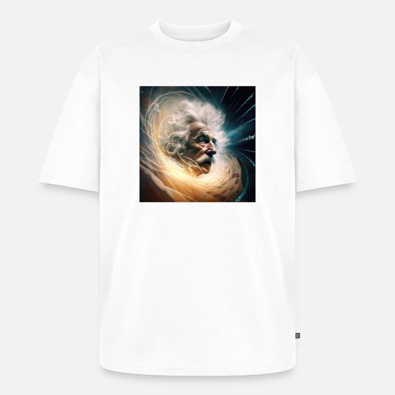 Albert MC2 - Unisex Premium Oversized Bio T-Shirt - Weiß