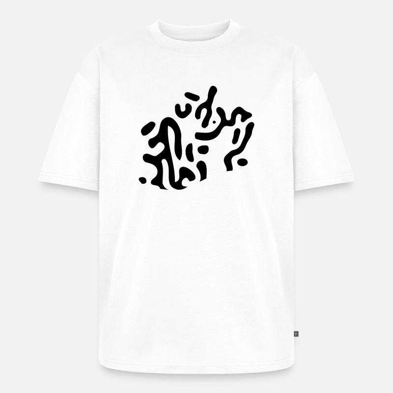 turing pattern Muster | tigerlook | Vectorgraphic - Unisex Premium Oversized Bio T-Shirt - Weiß