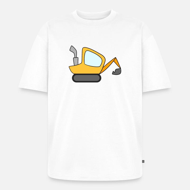 Bagger - Unisex Premium Oversized Bio T-Shirt - Weiß