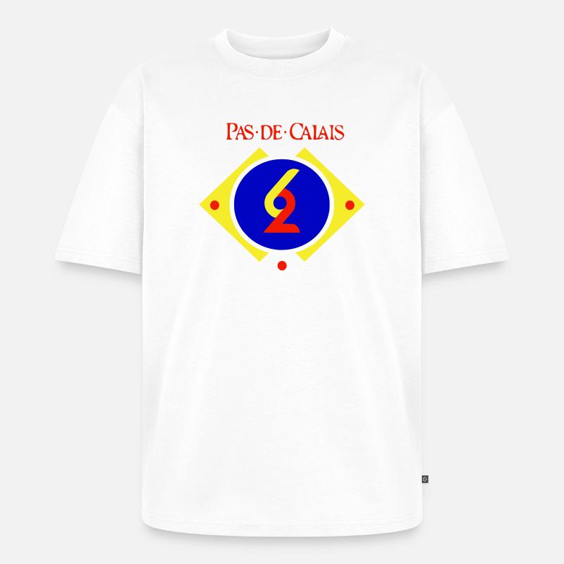 Pas de Calais - Unisex Premium Oversized Bio T-Shirt - Weiß