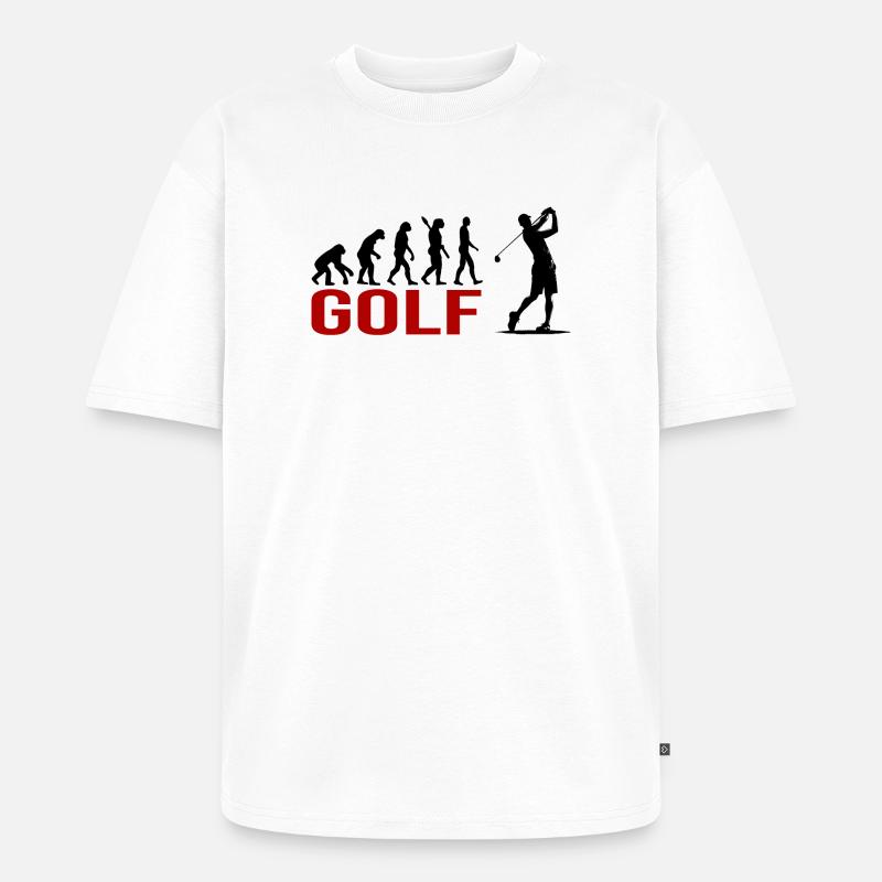 Evolution Golfsport - Unisex Premium Oversized Bio T-Shirt - Weiß
