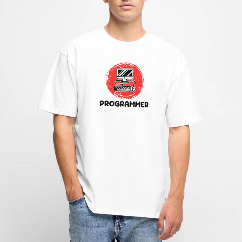 Développeur informatique Programmeur Code Scripting T-shirt Premium bio oversize Unisexe