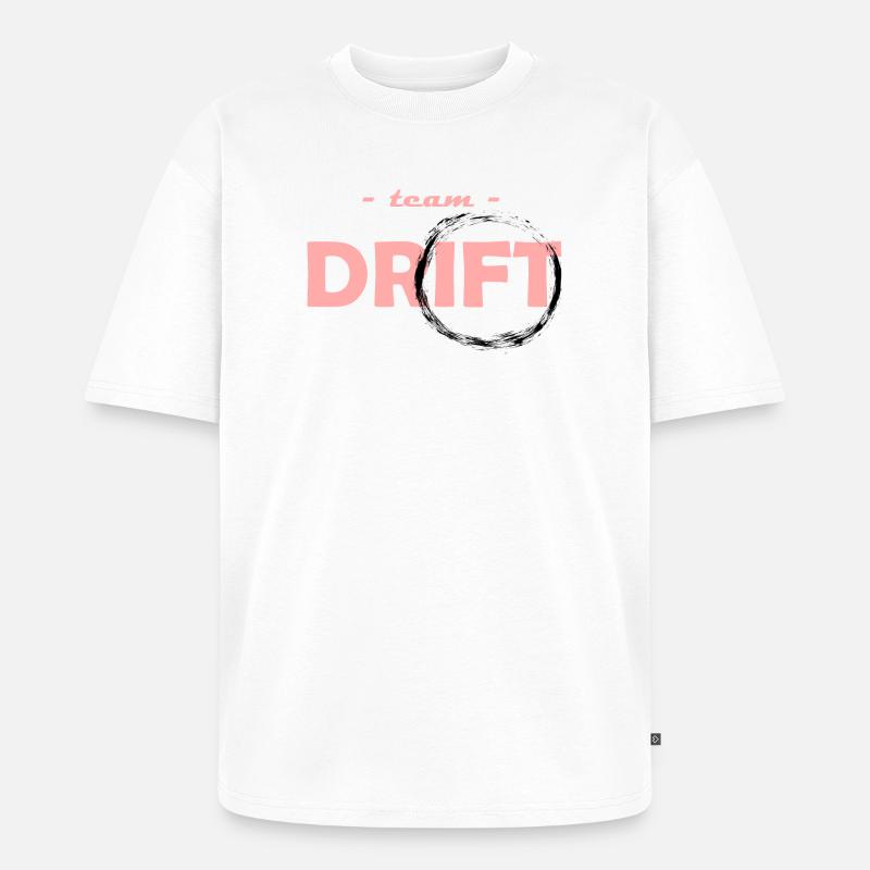 Team Drift Rose - Unisex Premium Oversized Bio T-Shirt - Weiß