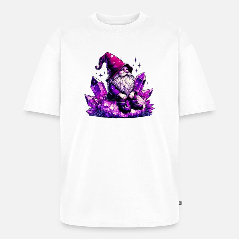 Gnom - Unisex Premium Oversized Bio T-Shirt - Weiß