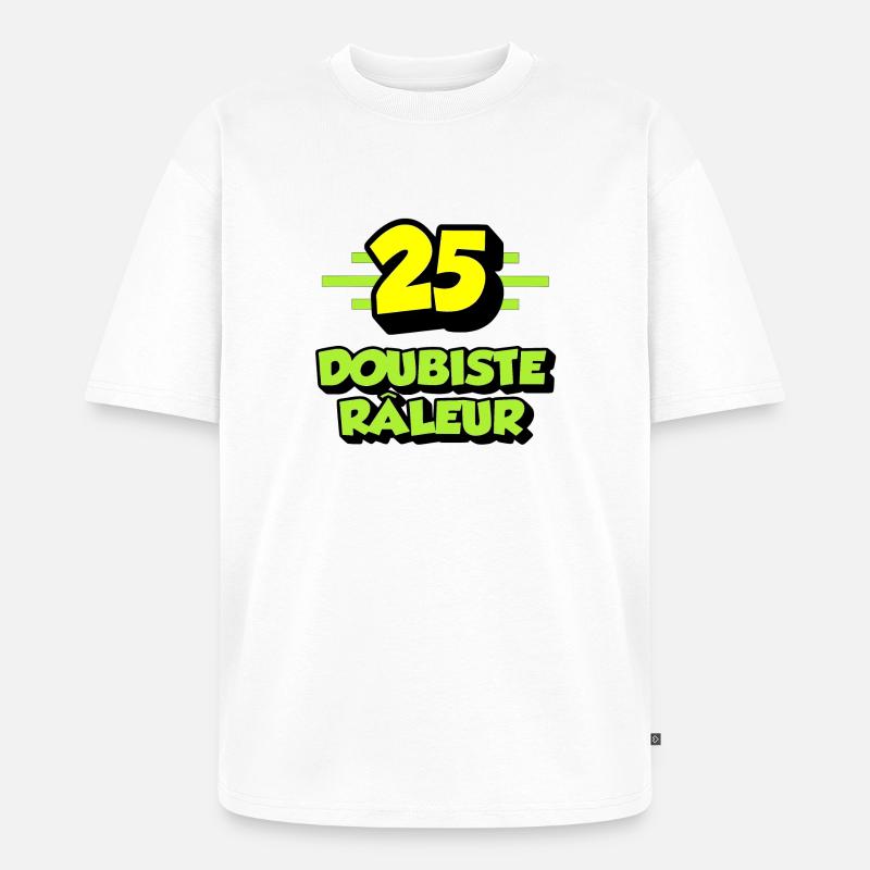 Beschwerdender Dubist - Unisex Premium Oversized Bio T-Shirt - Weiß