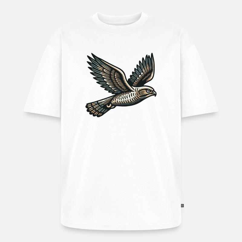 Rapace - T-shirt Premium bio oversize Unisexe - blanc