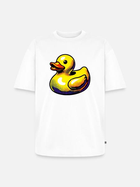 Duckling Duck Duck Duck - Unisex Premium Oversized Organic T-Shirt - white