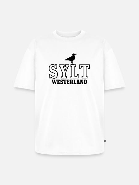 Sylt Westerland - Unisex Premium Oversized Organic T-Shirt - white