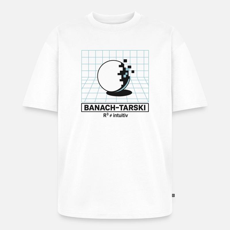 Banach-Tarski Breakdown - Unisex Premium Oversized Bio T-Shirt - Weiß