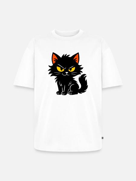 Chaton doux - T-shirt Premium bio oversize Unisexe - blanc