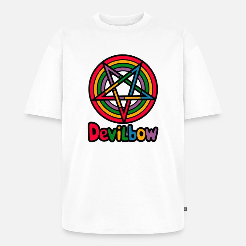 Devilbow - Unisex Premium Oversized Bio T-Shirt - Weiß