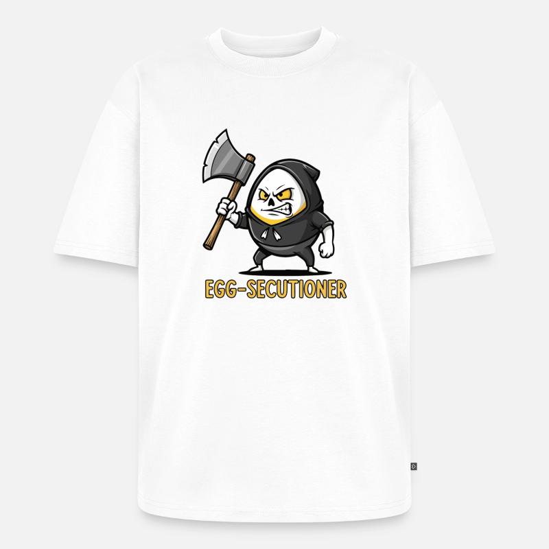 Zeit der Eizellentnahme - Unisex Premium Oversized Bio T-Shirt - Weiß