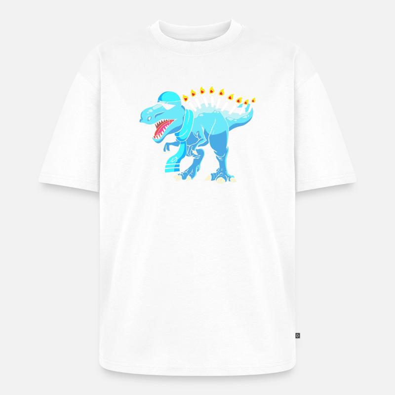 Hanoukka Hanoukka Hanoukka - T-shirt Premium bio oversize Unisexe - blanc