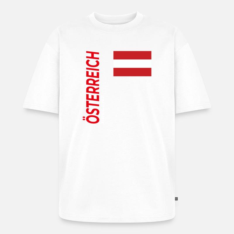 Bregenz - Unisex Premium Oversized Bio T-Shirt - Weiß
