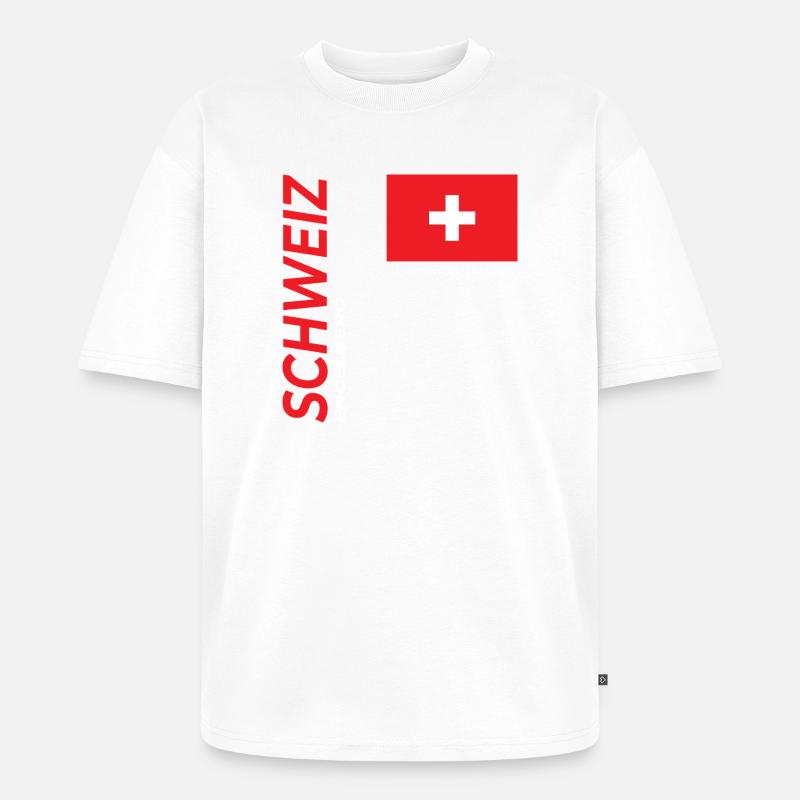 Engelberg - Unisex Premium Oversized Bio T-Shirt - Weiß