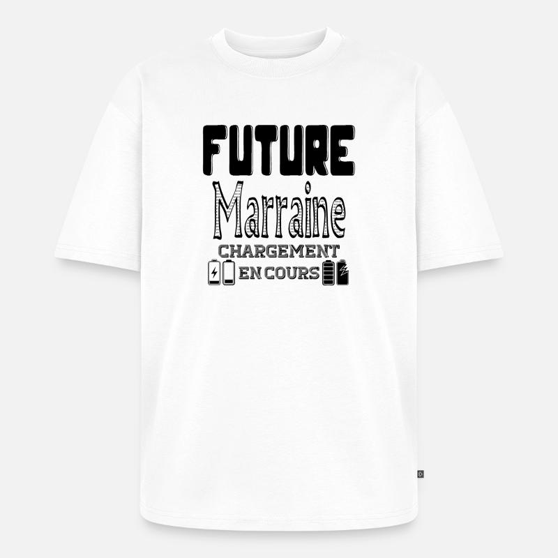 Future Godmother Loading In Progress - Unisex Premium Oversized Bio T-Shirt - Weiß