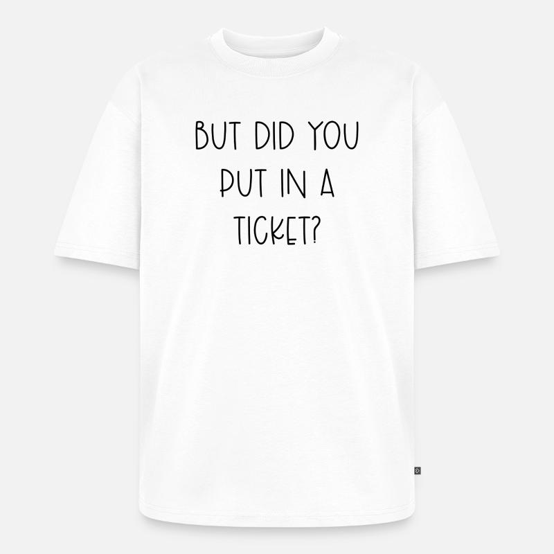 Sjov IT-support Tech Help Desk Billetgave - Unisex Premium oversized økologisk T-shirt - hvid