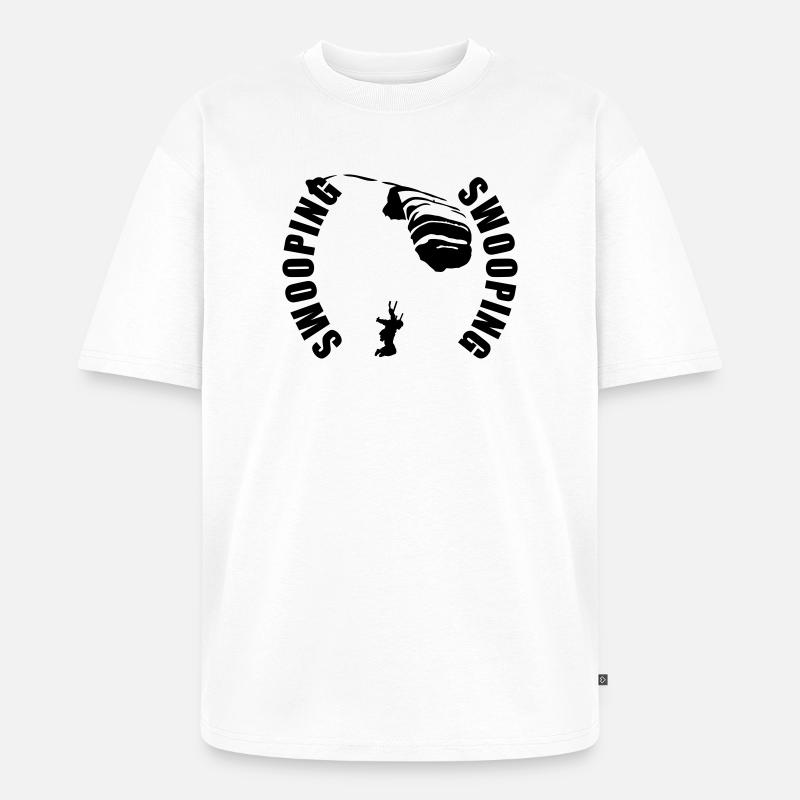 Swooping - Unisex Premium Oversized Bio T-Shirt - Weiß