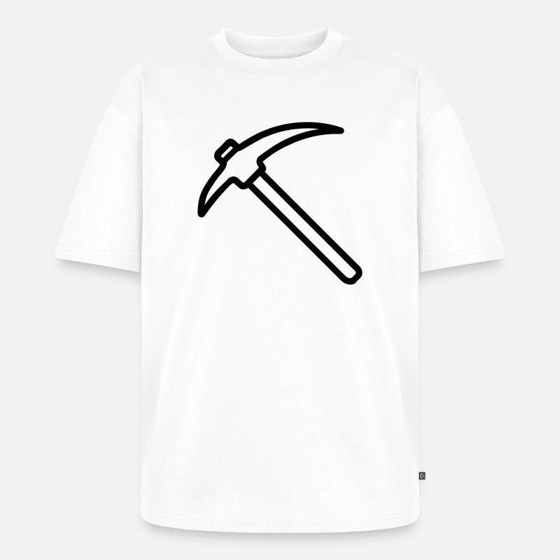 Eispickel - Unisex Premium Oversized Bio T-Shirt - Weiß