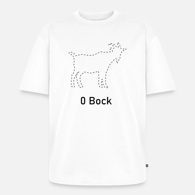 Null Bock - Unisex Premium Oversized Bio T-Shirt - Weiß