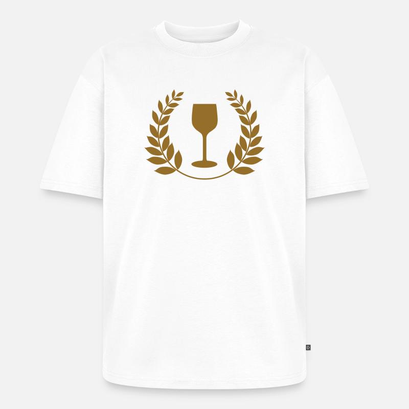 Der echte Ballon d'Or - Unisex Premium Oversized Bio T-Shirt - Weiß