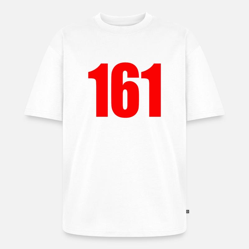 161 – Antifa Code Statement - Unisex Premium Oversized Bio T-Shirt - Weiß